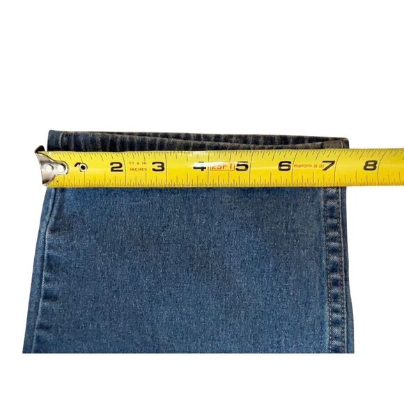 L.L. Bean Womens Jeans Size 22 Reg Barrel Leg Dark Blue Denim Cotton Lycra - Picture 11 of 11